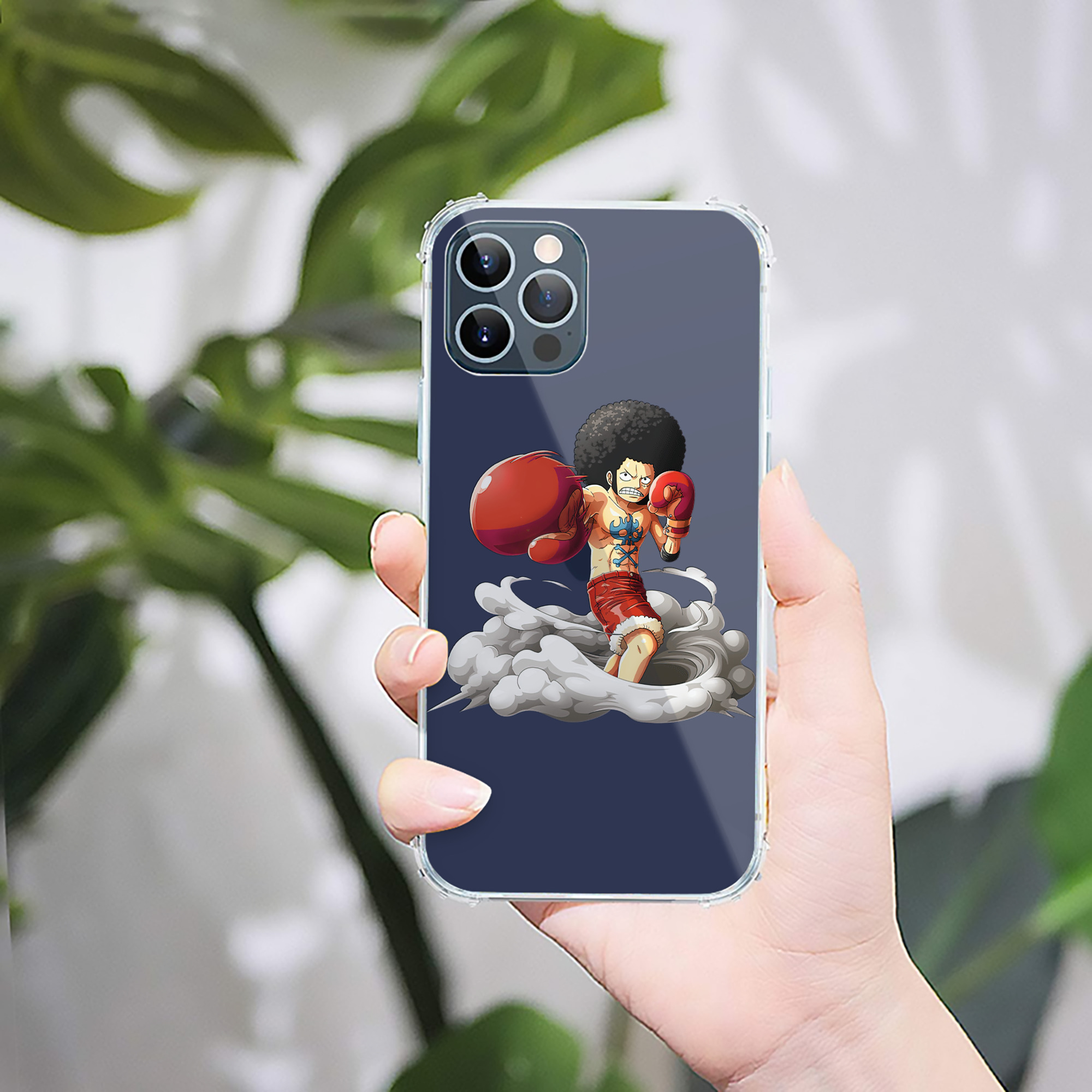 （画像用） ワンピース モンキー・D・ルフィ ONE PIECE Monkey D. Luffy 【iPhone 12シリーズ対応】透明スマホケース（クリアソフトケース）